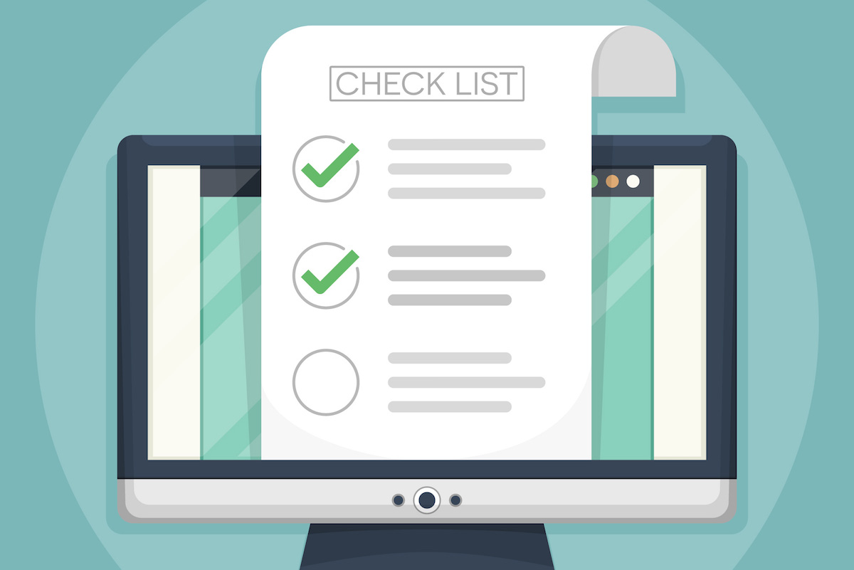 College application checklist