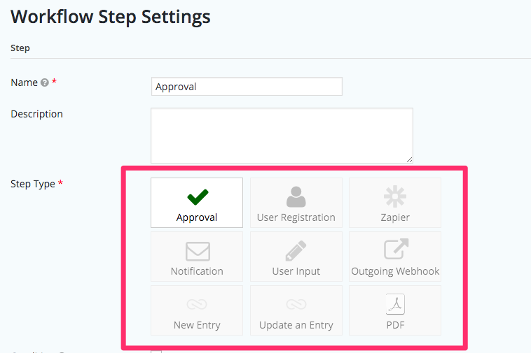 Gravity forms workflows