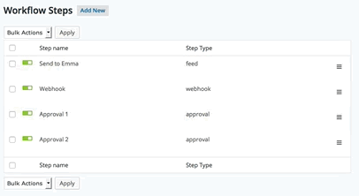 Gravity forms workflows