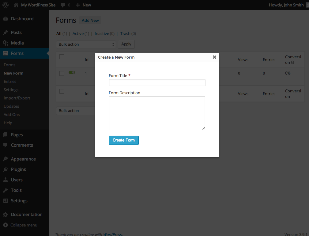 with Building Forms Gravity to 3 Steps Workflows