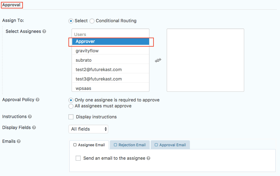 Gravity forms workflows