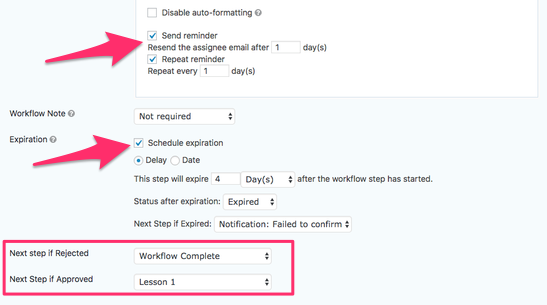 Email course gravity flow