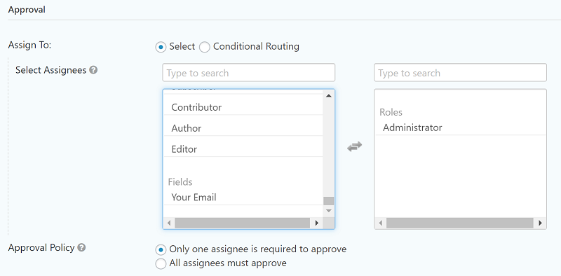 Assigning tasks in Gravity Flow