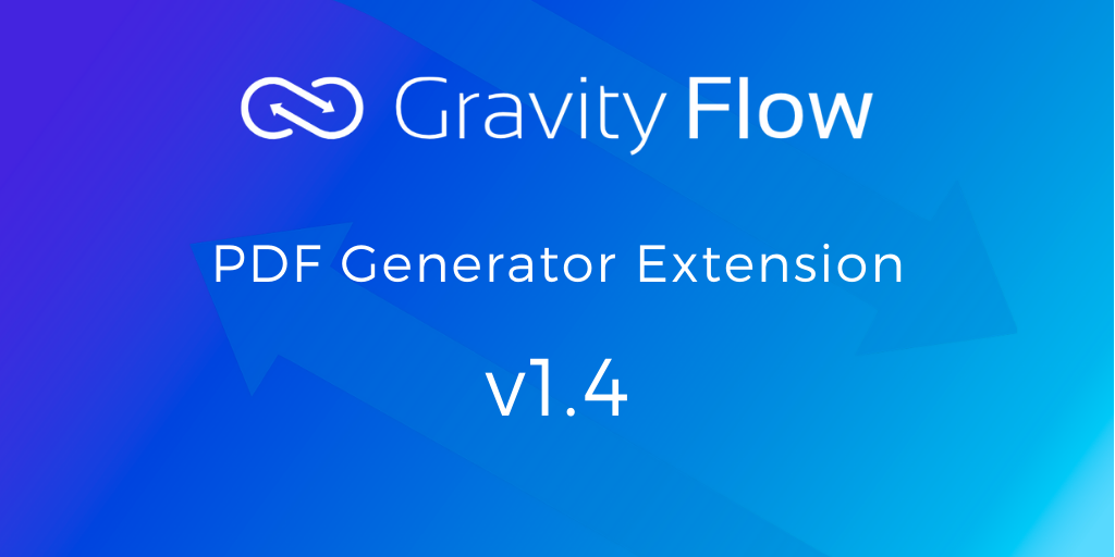 PDF Generator Extension 1.4 Released