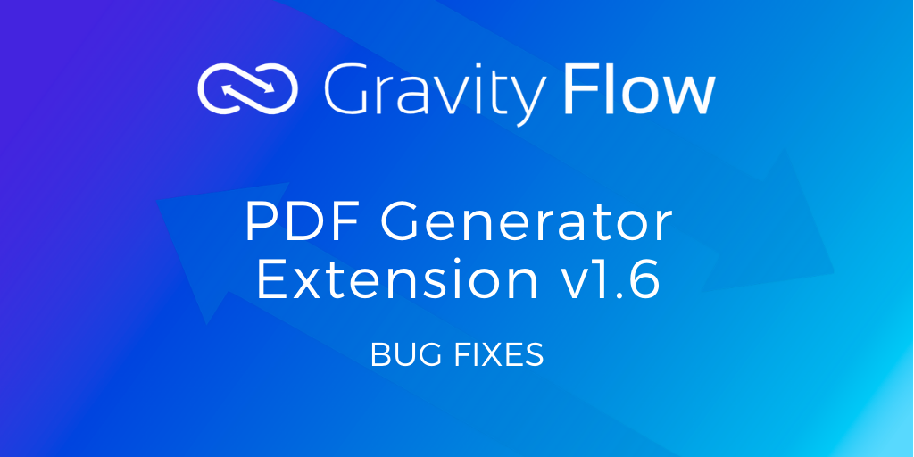 PDF Generator Extension v1.6 Released