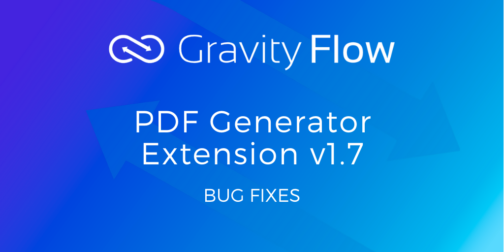PDF Generator Extension v1.7 Released